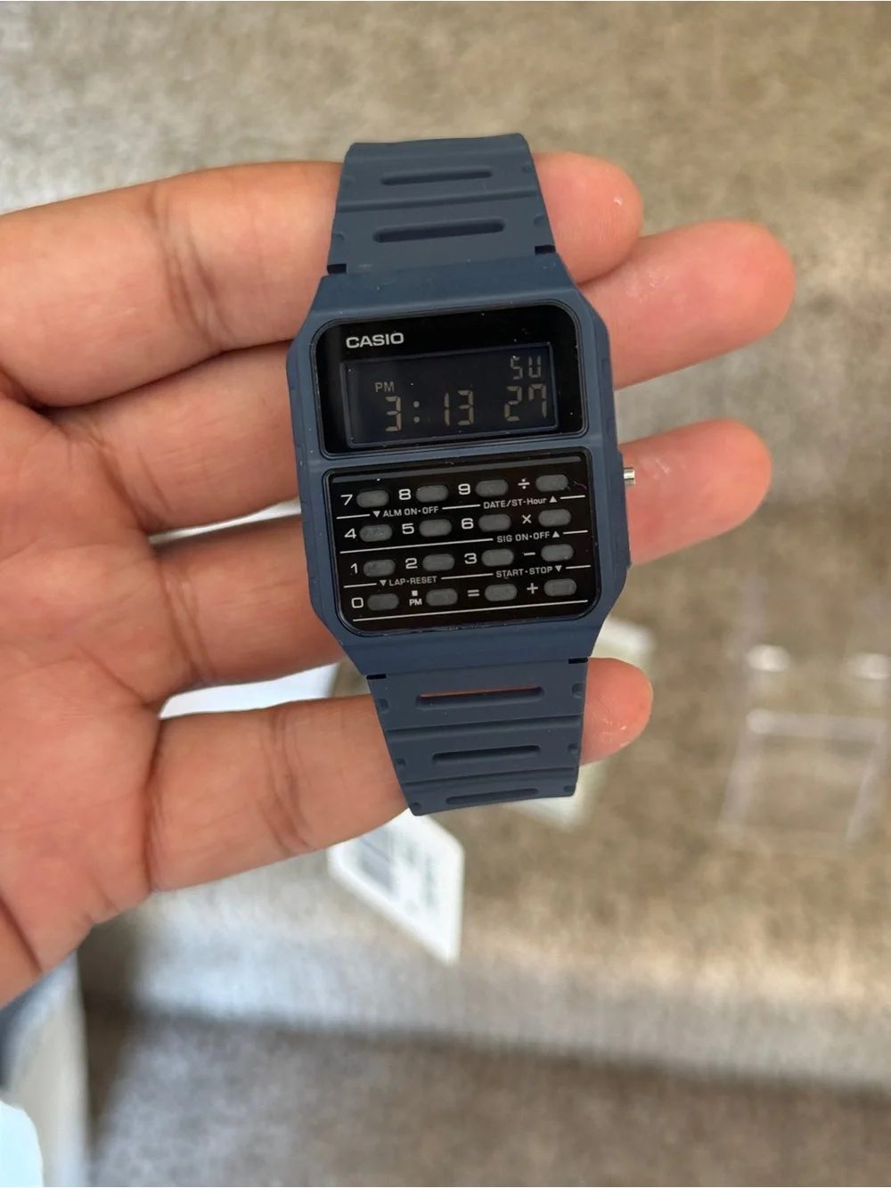 Casio Databank Calculator Alarm Calendar Dual Time Unisex trendy Watch